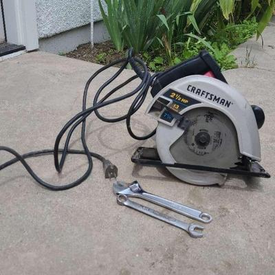 Craftsman 7 1/4" Circular Saw and Wrenches