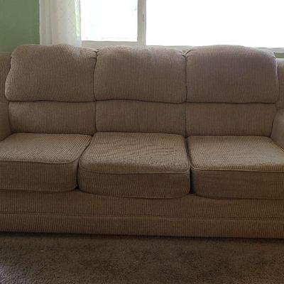 Fabric Light Brown Sofa