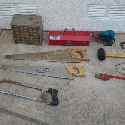 Various Saws, Sander, and More