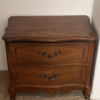 Marquis Pecan Nightstand