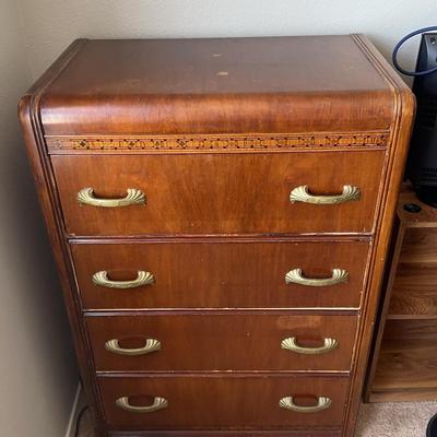 Vintage Art Deco Chest Of Drawers