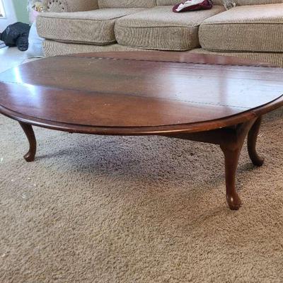 Foldable Oval Coffee Table
