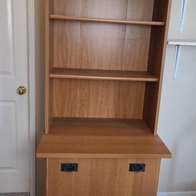Filing Cabinet and Shelving Unit Combo
