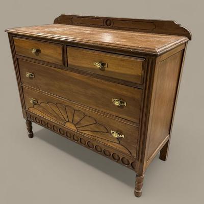 Antique 4 Drawer Dresser 