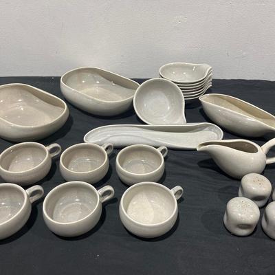 Vintage MCM Russell Wright American Modern Gray Celery Tray, Vegetable Bowls, Mugs & More
