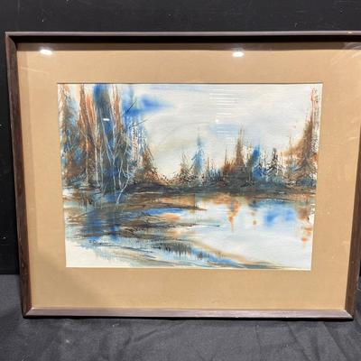 Original Signed Watercolor By Elsie Petroskey 