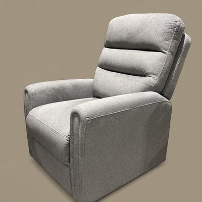 Slate Grey Power Lift Recliner W/ Massage & Heat, Like New! 