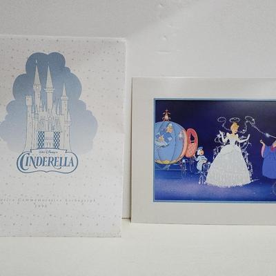 Disney Lithograph "Cinderella"