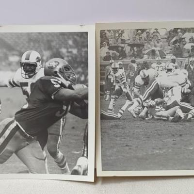 Black & White Photos Football Late 1970s-80s