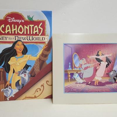 Disney Lithograph "Pocahontas" #1