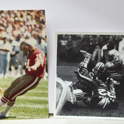 Colored/Black & White 49ers Photographs Joe Montana