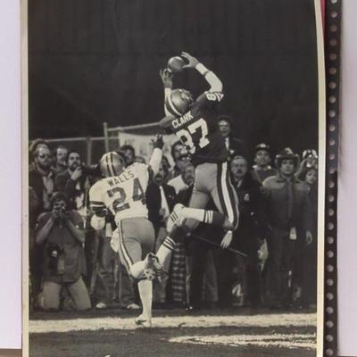 "The Catch" 1981 NFC Championship Game Photoed by Ron Hunt 11 x 14