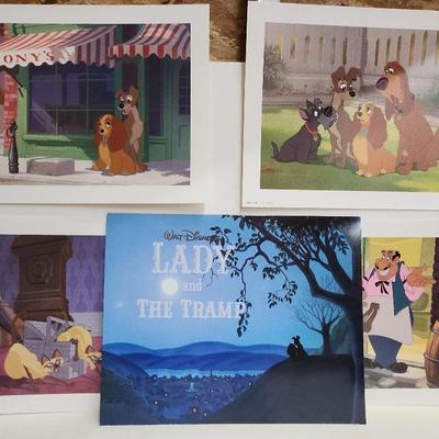 Disney Lithograph "The Lady and the Tramp"
