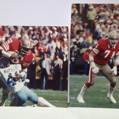 Dallas Cowboys #55 Waters & Dana McLemore #53 49er's 