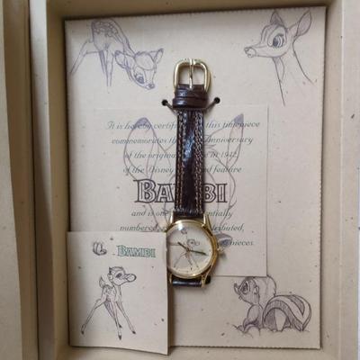 Disney's Bambi Collectible Watch 1997
