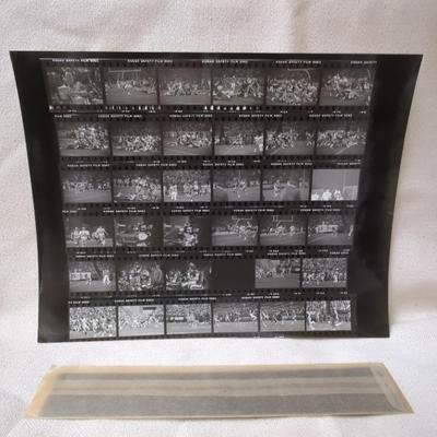 Black And White Football Photo Proofs And Negatives