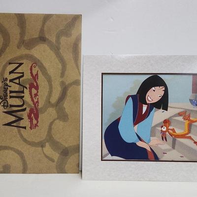 Disney Lithograph "Mulan"