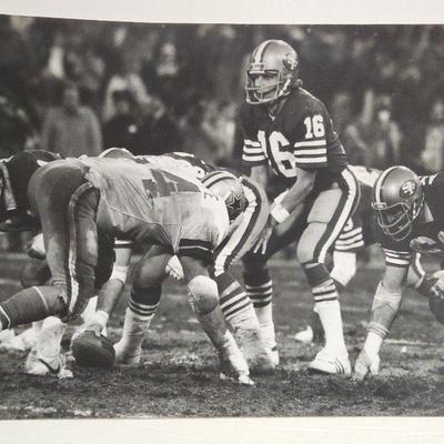 #16 Joe Montana SF 49'ers
"The Comeback Kid"
