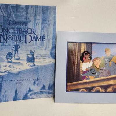 Disney Lithographs "Hunchback of Notre Dame"