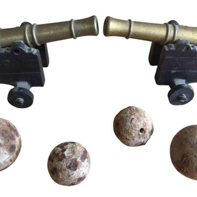 Mini Desk Cannons and Grapeshot from Fort Young