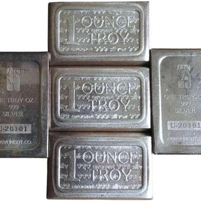 .999 Silver Bars