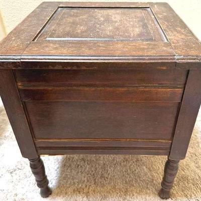 Antique Commode Stand Converted into Sewing Cabinet