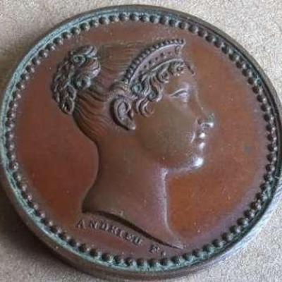 1813 Visit of the Empress Marie-Louise to the Monnaie Des Médaille