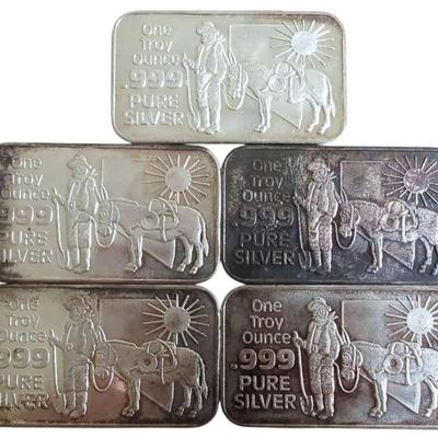 .999 Silver Bars
