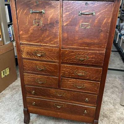 Antique Elkins Furniture Cabinet