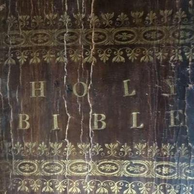 Circa 1834 Holy Bible