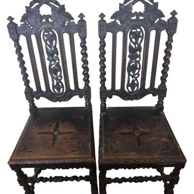 Antique Victorian chairs