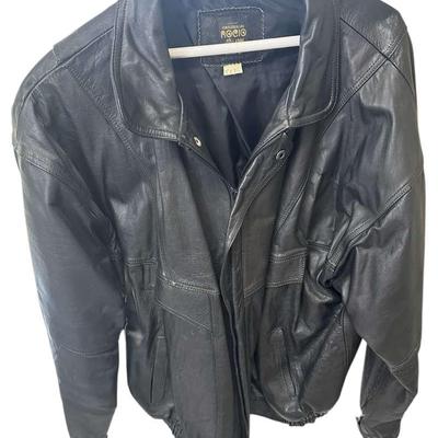 Rocío Originals Men’s Black Leather Jacket