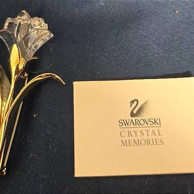 Swarovski Flower Pin 