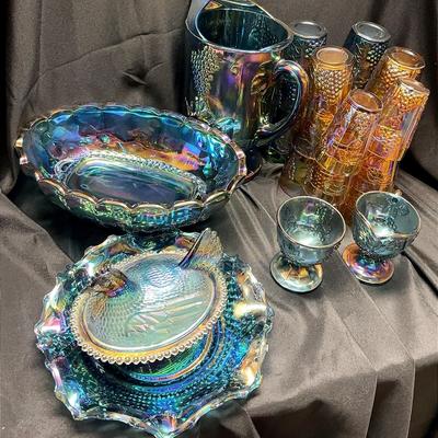 Carnival Glass Lot 