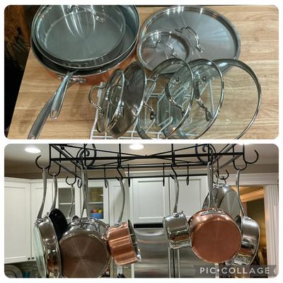 Large Lot Of Calphalon Pots & Pans 