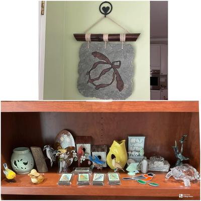 Animal Decor Incl Birds And Turtles, Crystal And Handmade