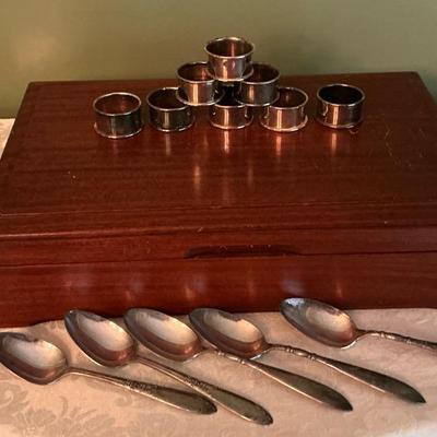E.P.N.S Flatware With Silver Plate Extras 