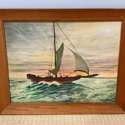 Josephine Bartholomew “Skipjack” Painting (28 x 22)