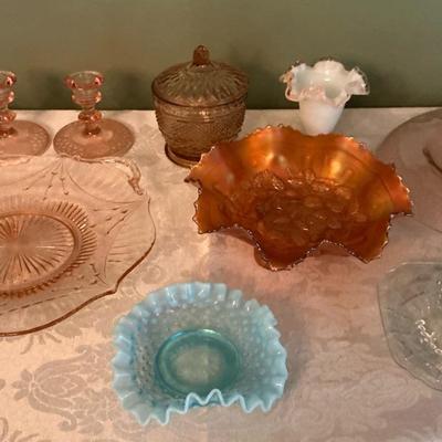 Depression Glass, Fenton, Carnival Glass And More 