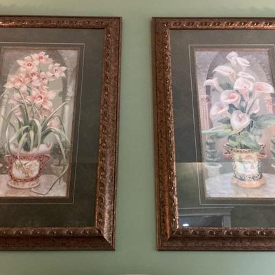 Ruth Baderian 31x46 Floral Prints 