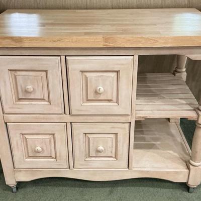 Double Sided Kitchen Island Cart