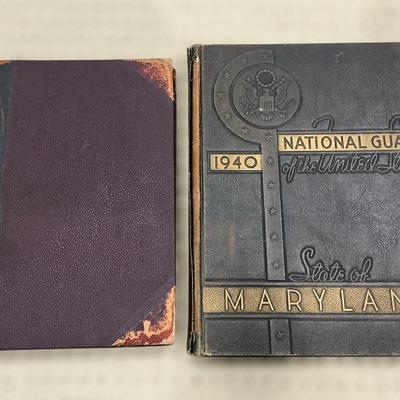 Maryland Historical Books - 1940 National Guard & Maryland Civil War Volunteers 