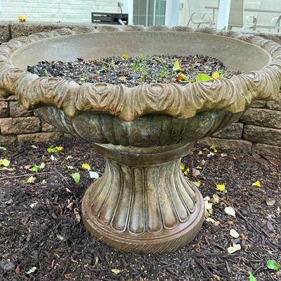 Large Concrete Birdbath
