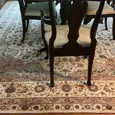 Silk Blend Center Medallion Rug 12’4”x9’
