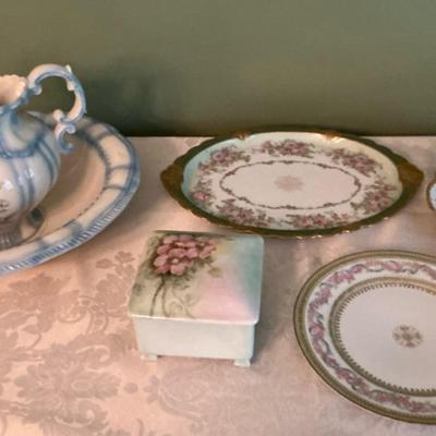 Limoges And Other Floral Goods 