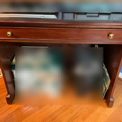 Sligh Glass Top Printer Table