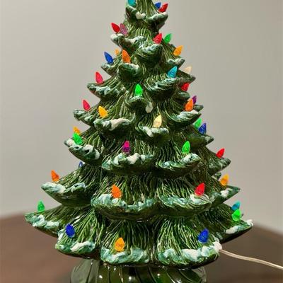 Light Up Ceramic Christmas Tree 