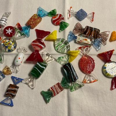 Hand Blown Glass Candy 