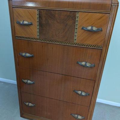 Art Deco Waterfall Dresser
