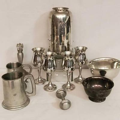 Silverplate and Pewter Pieces